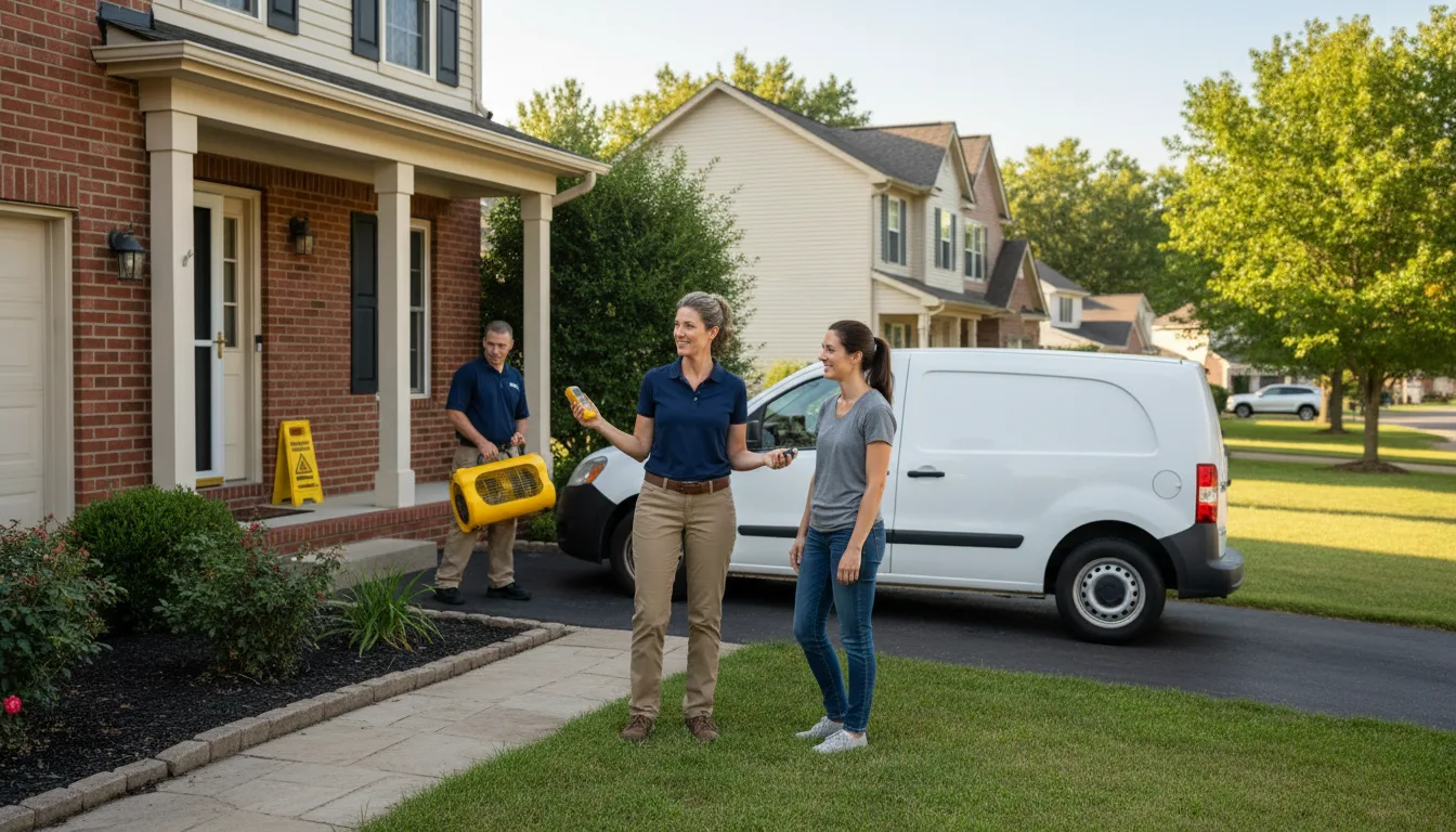 Residential water damage restoration in Nucla, CO